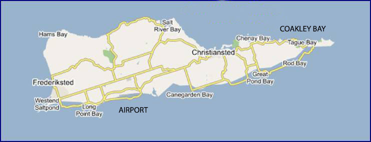 Broad Map of St. Croix